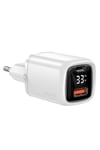 Cc152w T46 33w Type-c + Type-a Dijital Göstergeli Hızlı Şarj Başlığı Beyaz