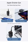 Cc152w T46 33w Type-c + Type-a Dijital Göstergeli Hızlı Şarj Başlığı Beyaz