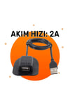 CKA Sırt Çantası Valiz Organizer USB Erkek/Dişi Çanta Şarj Kablosu ve Soketi