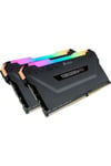 Cmw16gx4m2z3200c16 Vengeance Rgb Pro 16 Gb (2x8) Ddr4 3200mhz Cl16-18-18-36 Siyah Rgb Ram