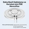 Cudy AP1200 1 Portlu 10/100Mbps AC1200 2 Anten Tavan Access Point