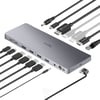 Cudy CS700 Dual 4K 2xHDMI 2xDisplayPort 2xUSB-C(10Gbps) 4xUSB-A 1xGigabit 100W PD Dock İstasyonu
