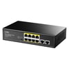 Cudy FS1010P 8 Port 10/100Mbps 120W PoE+, 2 Uplink Portlu VLAN CCTV Rack Mount Metal Switch