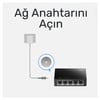 Cudy FS105 5Port 10/100Mbps Duvar Montajlı Metal Masaüstü Switch