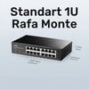Cudy GS1016 10/100/1000Mbps 8KMAC 16 Port Gigabit Metal Rack Mount Switch