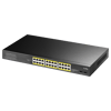 CUDY GS1028PS2 24 Port Gbit 24 Port PoE+ 300W 2xSFP Uplink Rackmount Yönetilemez Switch