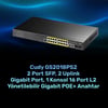 Cudy GS2018PS2 2SFP,2Uplink,1Consol,16 Port L2 Yönetilebilir Gigabit PoE+ Metal Rack Mount Switch