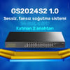 Cudy GS2024S2 4 SFP Slot,2 Katman,24 Port Yönetilebilir Metal Rack Mount Gigabit Switch