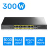 Cudy GS2028PS4 4Combo,1Konson,24 Port Gigabit 400W PoE Yönetilebilir Metal Rack Mount Switch