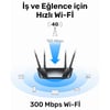 Cudy LT400 2,4GHz 300Mbps, 5GHz 867Mbps, 4 Ports 4G LTE Nano SIM Destekli DDNS Mobile Router