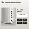 Cudy M11000 BE11000 2.5G Üç Bant Tüm Ev Mesh Wi‑Fi 7 Sistemi 10,7 Gbps 4×2.5G Port MLO 320 MHz 1'li Paket  