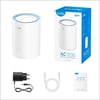 Cudy M1200 5GHz 867Mbps, 2.4GHz 300Mbps, 1 Port, 2XdBi anten, Wi-Fi Mesh Menzil Genişletici Router