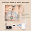Cudy RE1800 5GHz 1201Mbps, 2.4GHz 574Mbps,Wi-Fi 6 Mesh 2x5dbi Menzil Artırıcı Repeater(AX1800Serisi)