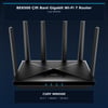 Cudy WR6500 BE6500 Dual-Band Wi-Fi 7 Router Gigabit Portlu MLO 4K QAM Broadcom OFDMA Destekli Ev İçi