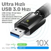 Cudy WU1400 5GHz 867Mbps, 2.4GHz 400Mbps, Wi-Fi USB 3.0 Antenli Adaptör (AC1300 Serisi)