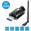 Cudy WU1400 5GHz 867Mbps, 2.4GHz 400Mbps, Wi-Fi USB 3.0 Antenli Adaptör (AC1300 Serisi)