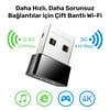 Cudy WU650 5GHz 433Mbps, 2.4GHz 200Mbps Wi-Fi Mini USB Adaptör(AC1200 Serisi)