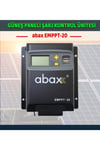 Emppt20 2a'lik Çift Usb Çıkışlı 12/24vdc Mppt 20a Geniş Lcd Ekran Solar Şarj Kontrol Cihazı