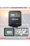 Emppt20 2a'lik Çift Usb Çıkışlı 12/24vdc Mppt 20a Geniş Lcd Ekran Solar Şarj Kontrol Cihazı