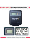Emppt30 2a''lik Çift Usb Çıkışlı 12/24vdc Mppt 30a Geniş Lcd Ekran Solar Şarj Kontrol Cihazı