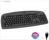 Frisby FK-142QU USB Q Türkçe Multimedya Kablolu Klavye Siyah