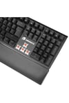 G908 Bolt Rainbow Aydınlatmalı Blue Switch Mekanik Bileklikli Oyun Klavyesi