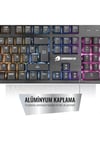 Gb-g76k Usb Q Trk Rainbow Aydınlatmalı Semi-mechanical Siyah Gaming Klavye