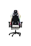 Gc3001bw Masajlı,rgb,4d Kolçaklı,ayak Destekli Oyuncu Koltuğu, Beyaz- Siyah