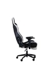 Gc3001bw Masajlı,rgb,4d Kolçaklı,ayak Destekli Oyuncu Koltuğu, Beyaz- Siyah