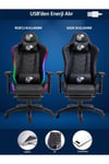 Gc5001b Bluetooth Hoparlörlü,masajlı,rgb,4d Kolçaklı,ayak Destekli Oyuncu Koltuğu,siyah