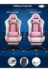 Gc5001pw Bluetooth Hoparlörlü,masajlı,rgb,4d Kolçaklı,ayak Destekli Oyuncu Koltuğu,pembe-beyaz