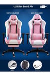 Gc5001pw Bluetooth Hoparlörlü,masajlı,rgb,4d Kolçaklı,ayak Destekli Oyuncu Koltuğu,pembe-beyaz