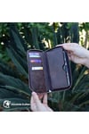Gl100brw Telefon Bölmeli 1.sınıf Kalite Hakiki Deri(genuine Leather) Portmone Unisex Cüzdan-ka