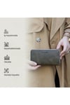 Gl100kh Telefon Bölmeli 1.sınıf Kalite Hakiki Deri(genuine Leather) Portmone Unisex Cüzdan-hak