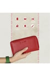 Gl100rd Telefon Bölmeli 1.sınıf Kalite Hakiki Deri(genuine Leather) Portmone Unisex Cüzdan-kır