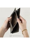 Gl101kh Telefon Bölmeli 1.sınıf Kalite Hakiki Deri(genuine Leather) Portmone Unisex Cüzdan-hak