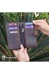 Gl102brw Telefon Bölmeli 1.sınıf Kalite Hakiki Deri(genuine Leather) Portmone Unisex Cüzdan-ka