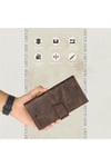 Gl102brw Telefon Bölmeli 1.sınıf Kalite Hakiki Deri(genuine Leather) Portmone Unisex Cüzdan-ka