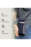 Gl200db 1.sınıf Kalite Hakiki Deri Portmone Unisex Boyun Askılı Pasaport Ve Telefon Cüzdanı-la