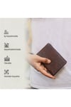 Gl203brw 1.sınıf Kalite Hakiki Deri (genuine Leather) Portmone Unisex Pasaport Cüzdanı-kahvere