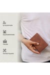 Gl203gng 1.sınıf Kalite Hakiki Deri (genuine Leather) Portmone Unisex Pasaport Cüzdanı-taba
