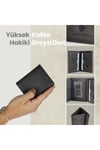 Gl300blc 1.sınıf Kalite Hakiki Deri (genuine Leather) Portmone Erkek Cüzdan-siyah