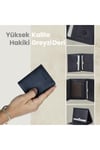 Gl300db 1.sınıf Kalite Hakiki Deri (genuine Leather) Portmone Erkek Cüzdan-lacivert