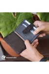 Gl400blc 1.sınıf Kalite Hakiki Deri (genuine Leather) Portmone Unisex Deri Kartlık Cüzdan-siya