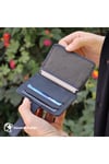 Gl400db 1.sınıf Kalite Hakiki Deri (genuine Leather) Portmone Unisex Deri Kartlık Cüzdan-laciv