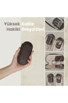 Gl500brw 1.sınıf Kalite Hakiki Deri (genuine Leather) Portmone Unisex Anahtarlık-kahverengi
