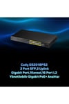 GS2018PS2 2SFP,2Uplink,1Consol,16 Port L2 Yönetilebilir Gigabit PoE+ Metal Rack Mount Switch