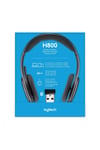 H800 Gürültü Önleyici Mikrofonlu Stereo Bluetooth Kulaklık - Siyah
