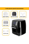 Haeger Hg-5297 Dokunmatik 12l Fırın Tipi 5 Aparatlı Airfryer 1800w Yağsız Kızartma Fritözü