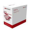 HIKVISION DS-1LN6U-G CAT6 UTP 305 Metre 23 AWG 0.55 mm Network Kablosu Saf Bakır Gri
